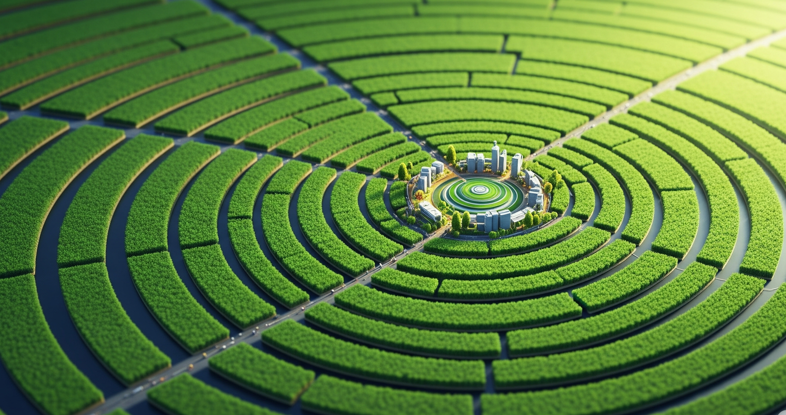 An abstract image representing financial growth and strategic capital navigation